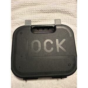 EUC Glock 19 Gen-5 Plastic Black Box Empty OEM Case 9mm Hard Case Snap Closure